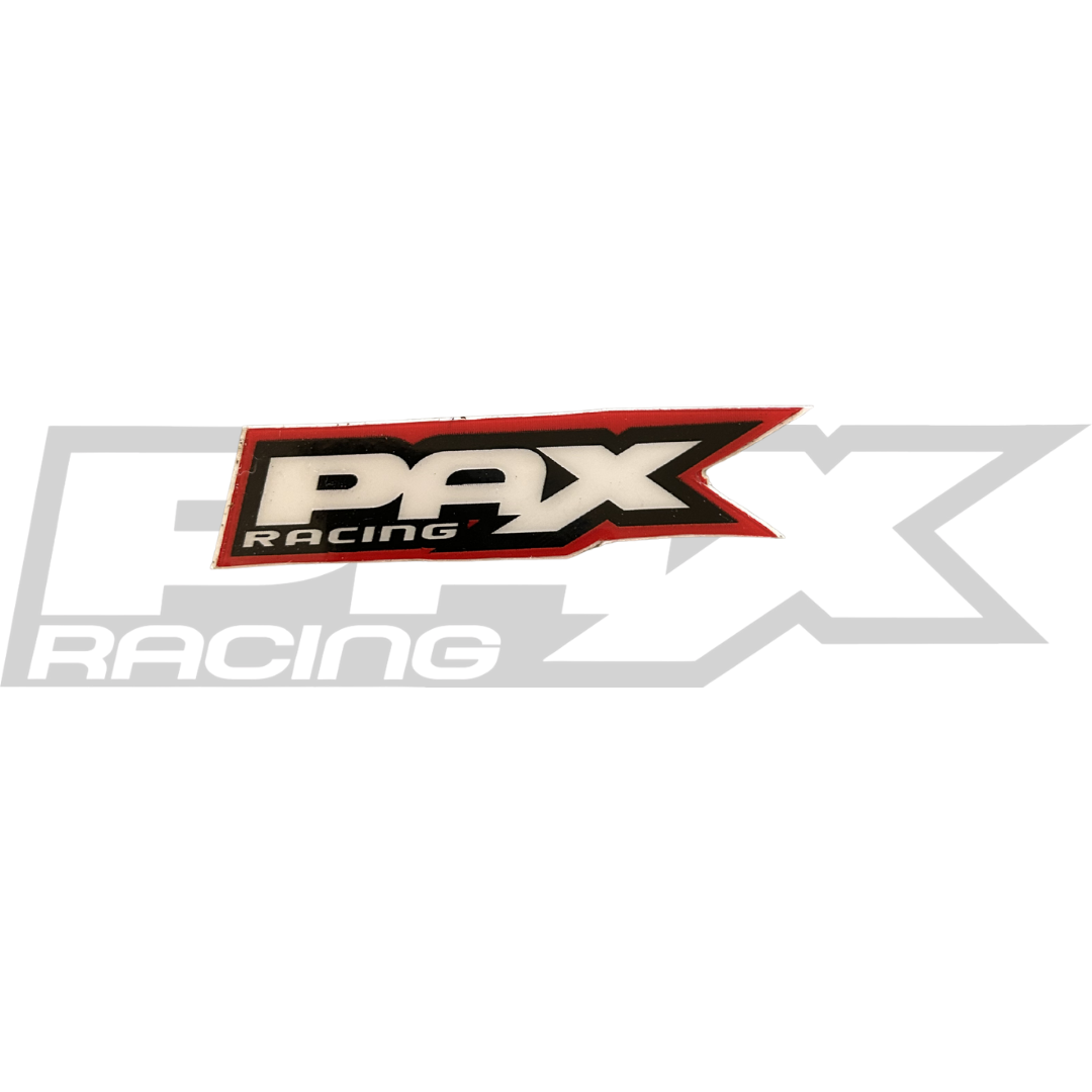 PAX RACING SMALL RED LOGO STICKER