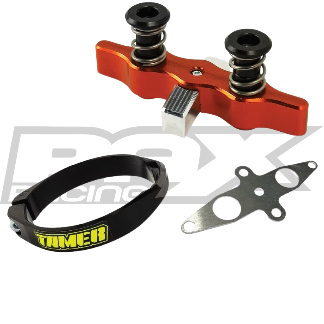 HOLESHOT DEVICE DOUBLE BUTTON ORANGE 32mm HH-2521