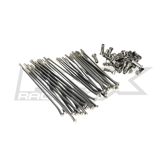 PAX RACING 12" REAR 65CC STAINLESS STEEL SPOKES & NIPPLES REAR 2000-2022 EURO STYLE