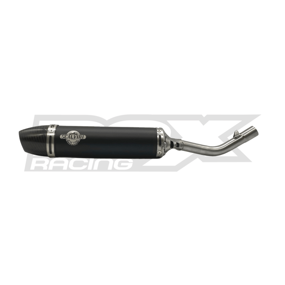 65cc Scalvini Aluminum / Carbon End Cap Silencer