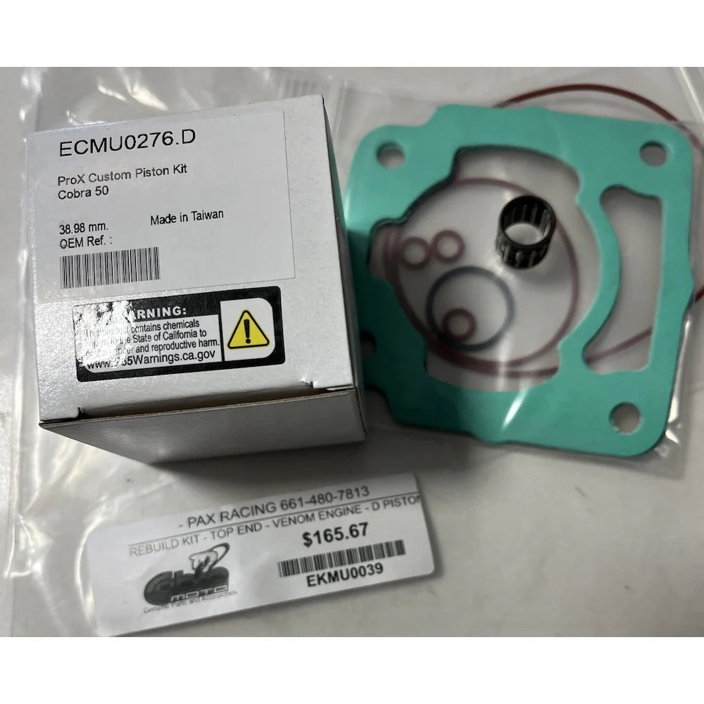 COBRA CX50 PISTON KIT (A-D)