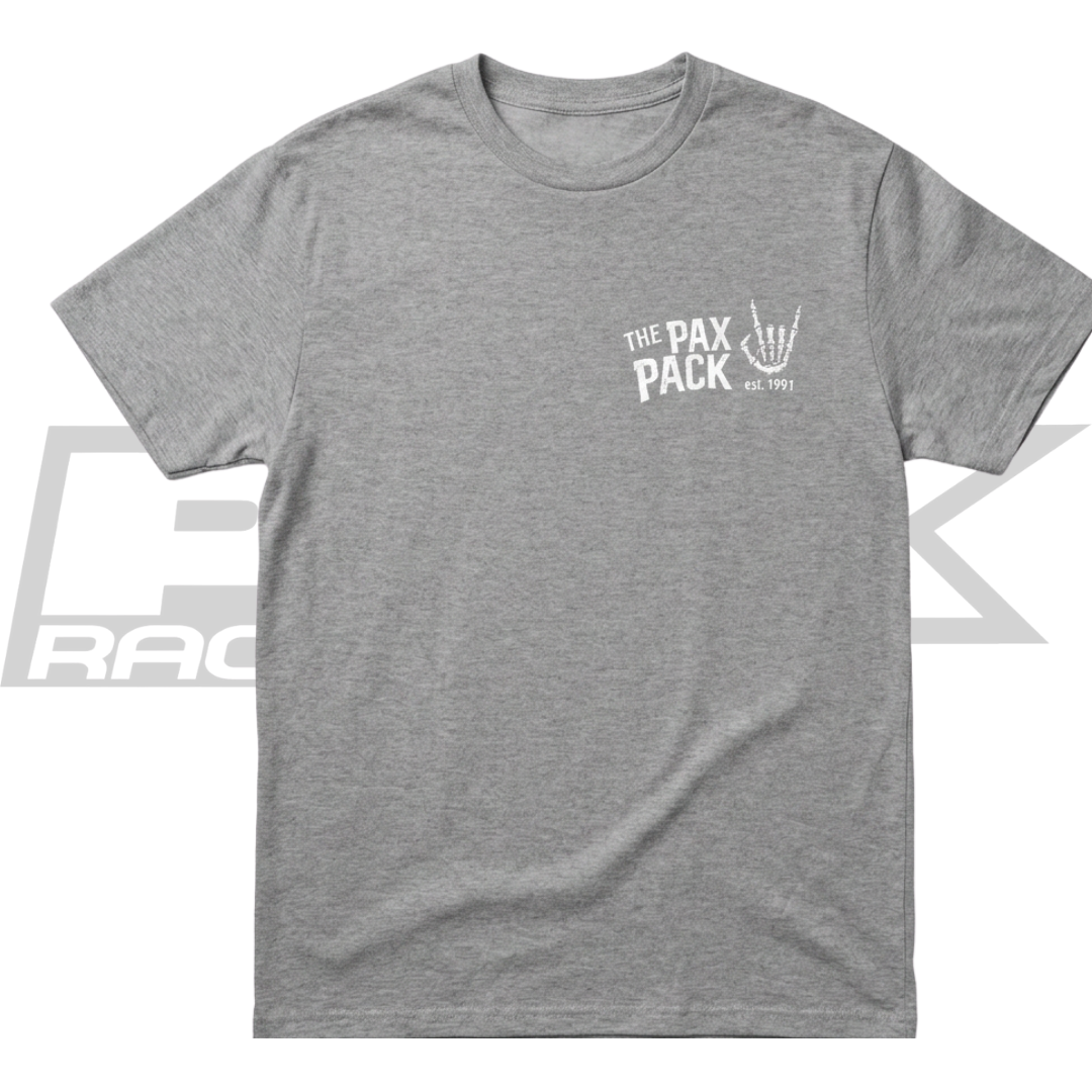 PAX RACING FULL SEND T-SHIRT GRAY