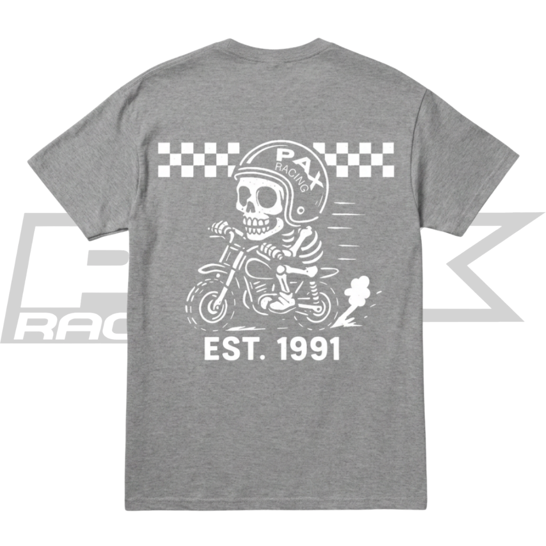 PAX RACING FULL SEND T-SHIRT GRAY