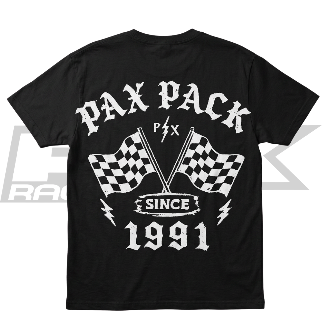 PAX RACING PAX PACK T-SHIRT BLACK