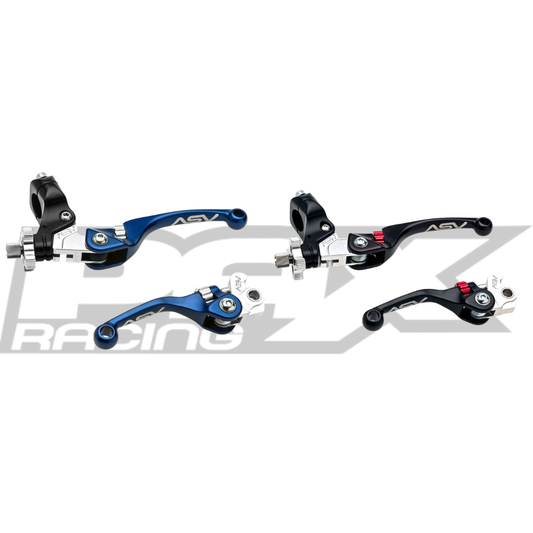 ASV YZ65 / YZ85 F4 Series Clutch and Brake Lever Pair Pack w/ Perch
