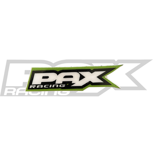 PAX RACING SMALL GREEN LOGO STICKER