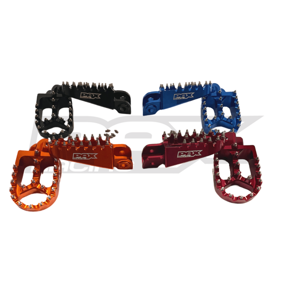 PAX RACING 2023 & OLDER 50/65CC, E3/E5 2024 & OLDER BILLET FOOT PEGS